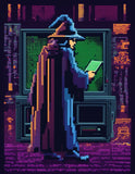 Wizard Programmer - Vinyl Sticker - 3" x 1.2"