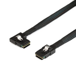 Mini SAS SFF 8087 to Mini SAS SFF 8087 Extension Cable Left Angled